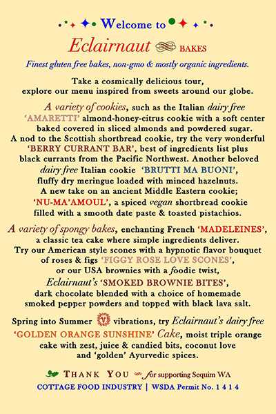 welcome to Eclairnaut Bakes introduction text